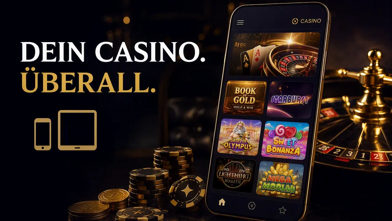 Rollxo Mobile App — Dein komplettes Casino für unterwegs